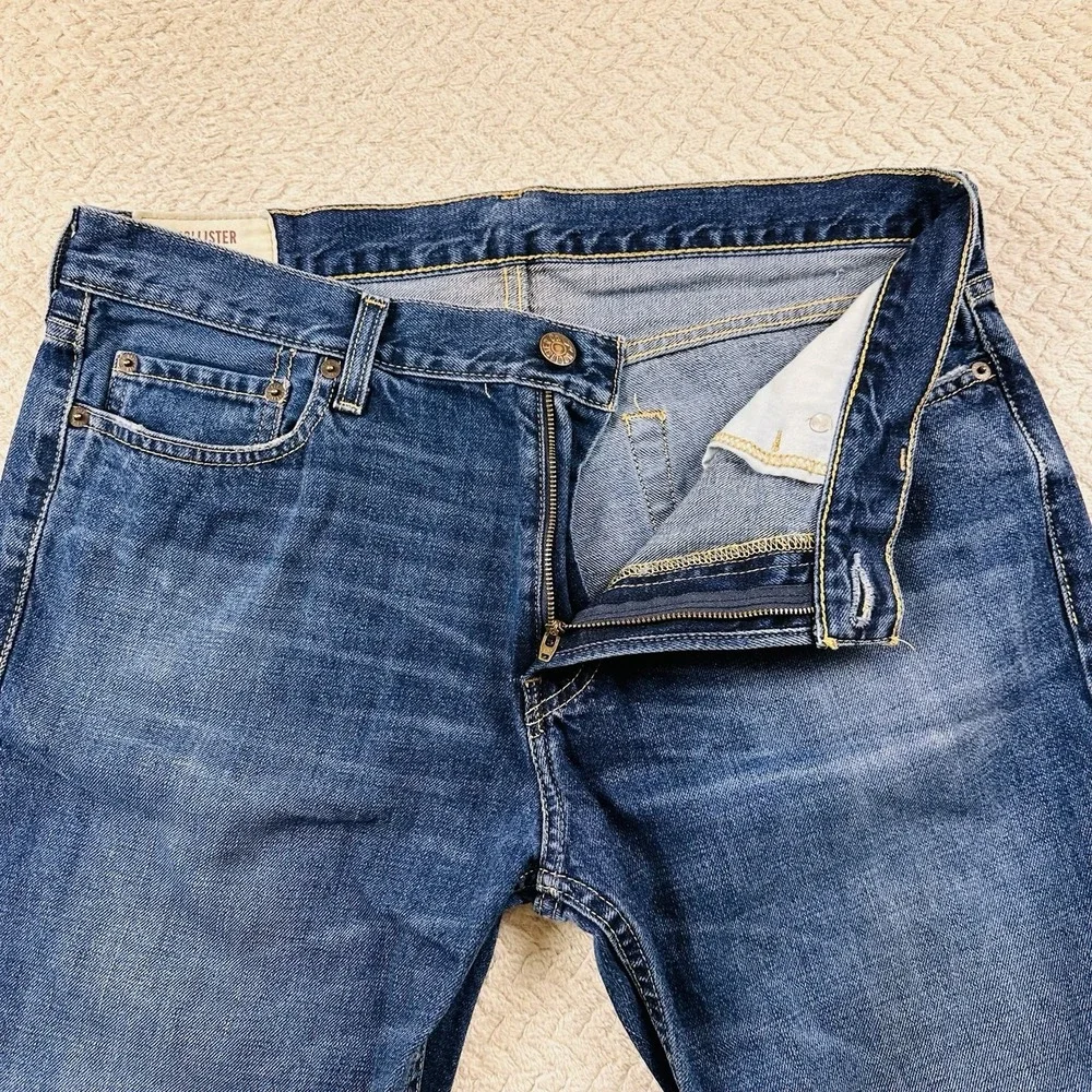 Hollister Jeans THE BOOT Men's 34 X 32 (35x32 Actual) Bootcut Western Preppy Y2K